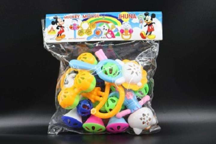 Lovely%20colourful%20Shaking%20Jhunjhuni%20Toy%20Set/%20Micky%20Mouse%20Jhunjhuni%20Set%20for%20New%20Born%20Baby/%20Baby%20Sound%20Toy%20Set%20-%20Image%202