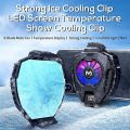 Hot 2025 New Year CX07/DLO5 Phone Cooler Mi Mo MEMO Semiconductor Ice-Free Magnetic Back Clip 2-in-1.