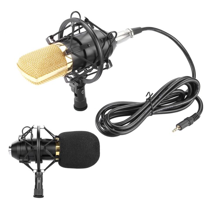 FIFINE%20F-700%20Professional%20Condenser%20Sound%20Recording%20Microphone%20with%20Shock%20Mount%20for%20Studio%20Radio%20Broadcasting%20&%20Live%20Boardcast,%203.5mm%20Earphone%20Port,%20Cable%20Length:%202.5m%20-%20Image%206