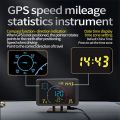 Car Head-Up Compass Speed Meter Speeding Alarm Temperature Humidity Date Voltage Display Time Zone Setting Screen Brightness. 