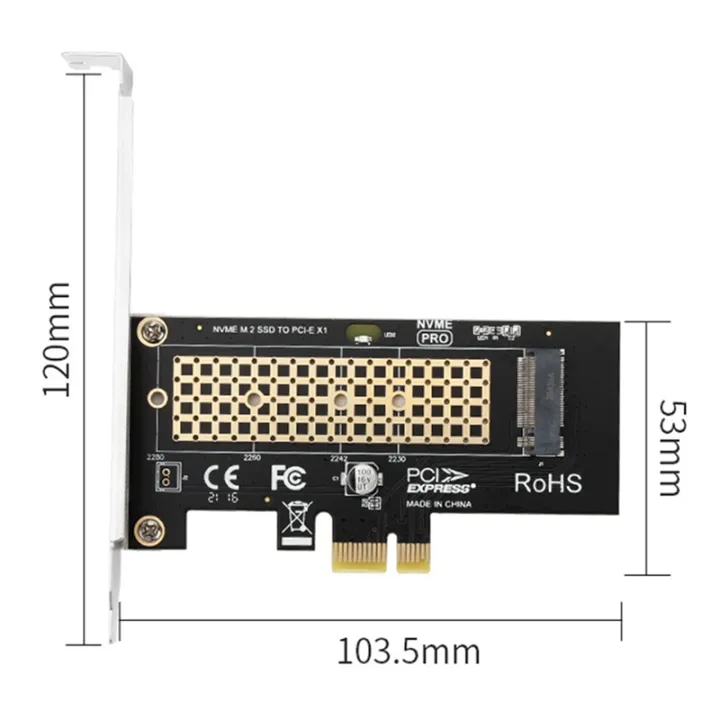 M2%20NVME%20Riser%20Card%20M2%20NVME%20to%20Pcie%20X1%20Riser%20Card%20M2%20Solid%20State%20Drive%20Expansion%20Card%20Driver-Free%20for%20WIN10%20-%20Image%202