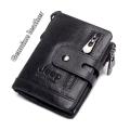 Jeep Black 100% Leather wallet For Man - Wallet For Men  - Many Beg. 