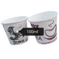 Coffee cup for one time use Paper Disposable Cup (White) 100 ml cup - 100pcs.