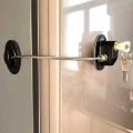 Durable 2 Pieces Refrigerator Door Lock Strong Adhesive Freezer Door Lock File Drawer Lock Child Safety Cupboard Lock with Key. 