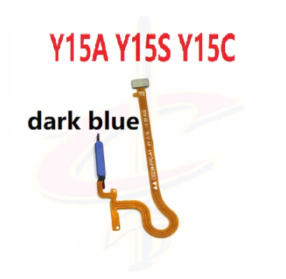 Finger print Fingerprint sensor power button flex For vivo Y15S Y15A Y15C