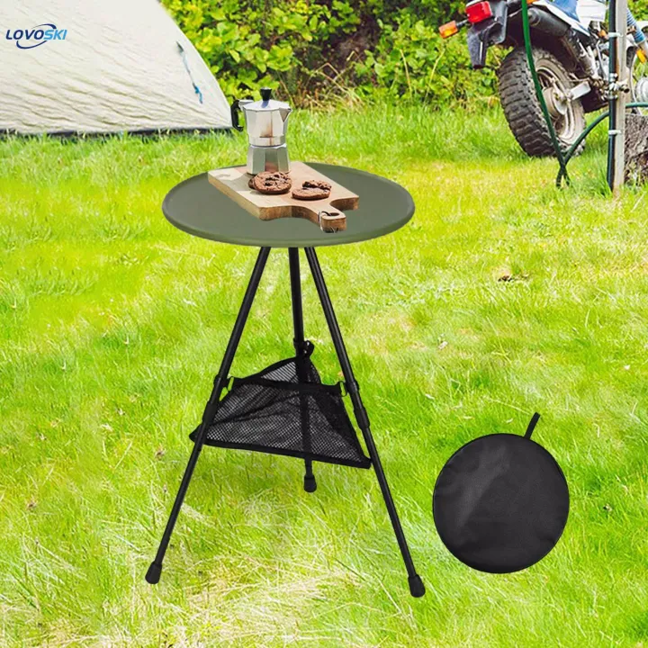 Foldable%20Picnic%20Table%20Tea%20Coffee%20Table%20Portable%20BBQ%20Yard%20Outdoor%20Round%20Table%20-%20Image%205