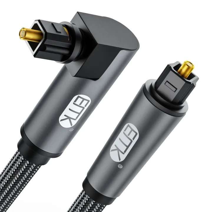 EMK Subwooferkabel, 90 graden RCA-kabel, rechthoekige