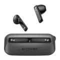 BlitzWolf BW-FPE1 TWS bluetooth Earphone 1.7CM Ultra Thin Portable Earbuds 13mm Large Driver HiFi Stereo ENC Dual Mic Half in Ear Headphone - Black. 
