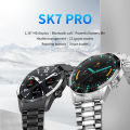 2024 SK7 Plus Bluetooth Call Smart Watch 1.3 Inch HD Screen AI Voice Fitness Tracker Health Sports Waterproof Women Men Watch.