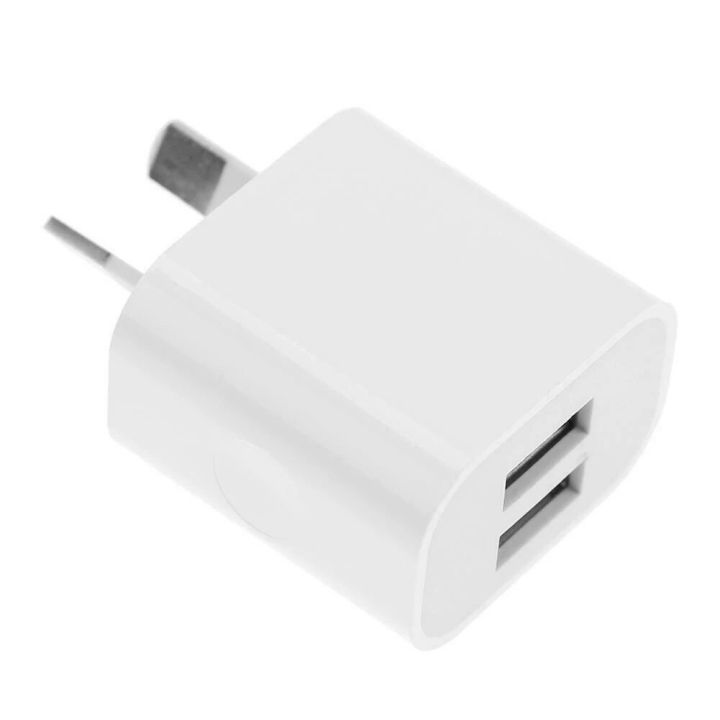 Multiple Protection Phone Charger 5V 2A Portable Power Supply Charging Block 2-Port USB AU ...