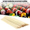 100 PCS Bamboo Skewers Grill Shish Kabob Wood Sticks Barbecue Cooking BBQ Tools. 