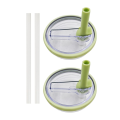 40oz Replaceble Tumbler Flip Straw Lid for Quencher Straw Lid Replacement Fit for HydroJug Traveler Part H.