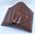 Good Quality Brown Cow Leather Wallet Money Purse Card Holder For Men & Women. 