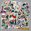 50Pcs/Pack My Hero Academia Japan Anime Stickers for DIY Skateboard Guitar. 