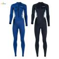 Adults Women Wetsuit Quick Drying Full Body Front Zip Diving Suit for Water Sports.