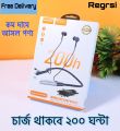 Regrsi wireless Neckband Bluetooth Earphone RE-NY060 Charging becup 200 Hours (Best price). 