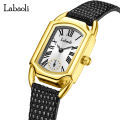La Pauli Labaoli Watches Women's Small Sugar Cubes Belt Ladies Fashion Roman Scales Vintage Quartz Watches Wholesale. 