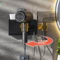Hair Dryer Holder Blow Dryer Stand Hair Dryer Bracket Storage Rack for Washroom Hotel, Home,. 