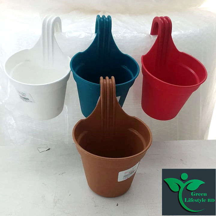 4%20Pieces%2012%20cm%20(4.8'')%20Small%20Size%20Grill%20Planter/Railing%20Pots/Garden%20Planter/Hanging%20Planter%20for%20Plants/Flower%20Tob.%20-%20Image%204