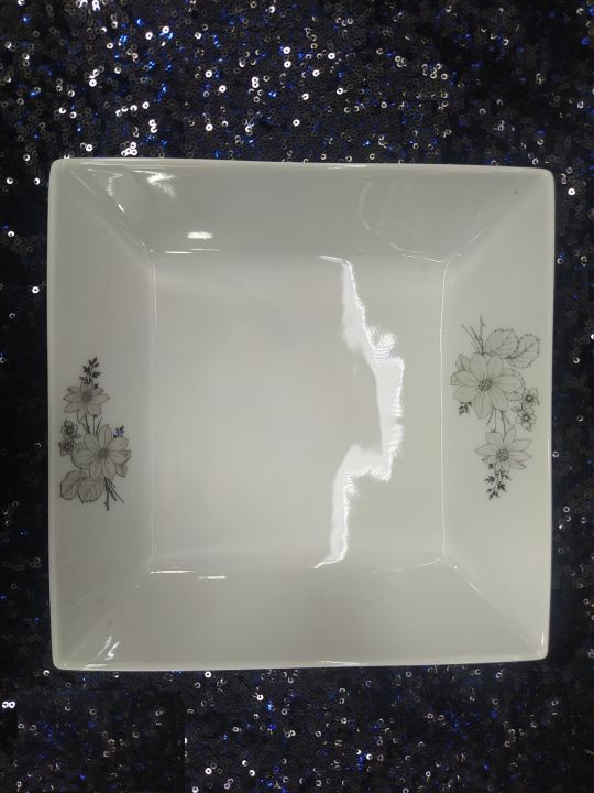 8.5"%20White%20Square%20Ceramic%20Trays%20Heavy%20Duty%20Ceramic%20Serving%20Tray%20Square%20Serving%20Platters%20Serving%20Dishes%20for%20Food%20Platters(%201%20Piece%20)%20-%20Image%202