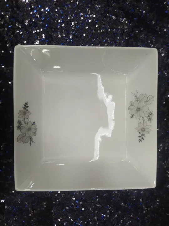 8.5"%20White%20Square%20Ceramic%20Trays%20Heavy%20Duty%20Ceramic%20Serving%20Tray%20Square%20Serving%20Platters%20Serving%20Dishes%20for%20Food%20Platters(%201%20Piece%20)%20-%20Image%202