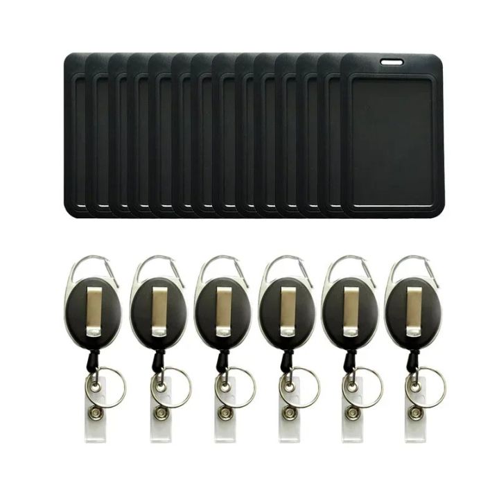 Work%20Card%20Sleeve%20Plastic%20Slide%20Chest%20Pocket%20Clip%20ID%20Tag%20Name%20Identity%20Badge%20Holder%20Reel%20Working%20Permit%20Case%20Staff%20Employee%20Pass%20-%20Image%202