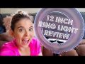 12 Inch Selfie Ring Light With Tripod Stand & Cell Phone Holder For Live Stream / Makeup - Ring Light. 