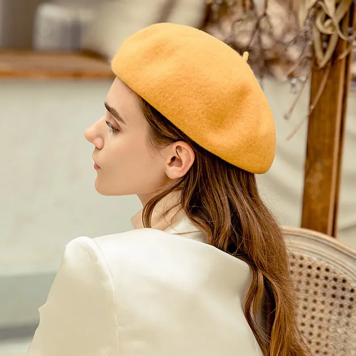 Wool%20Contained%20Women%20Berets%20Winter%20Hats%20Vintage%20French%20Plaid%20Top%20Military%20Cap%20Painter%20Hat%20Beret%20Women%20Hat%20Beret%20Hat%20Pink%20Hat%20-%20Image%207