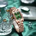 POEDAGAR High Quality Diamond Watch Top Brand Luxury Fashion Business Rectangle Waterproof Quartz Ladies Watches Stainless Steel. 