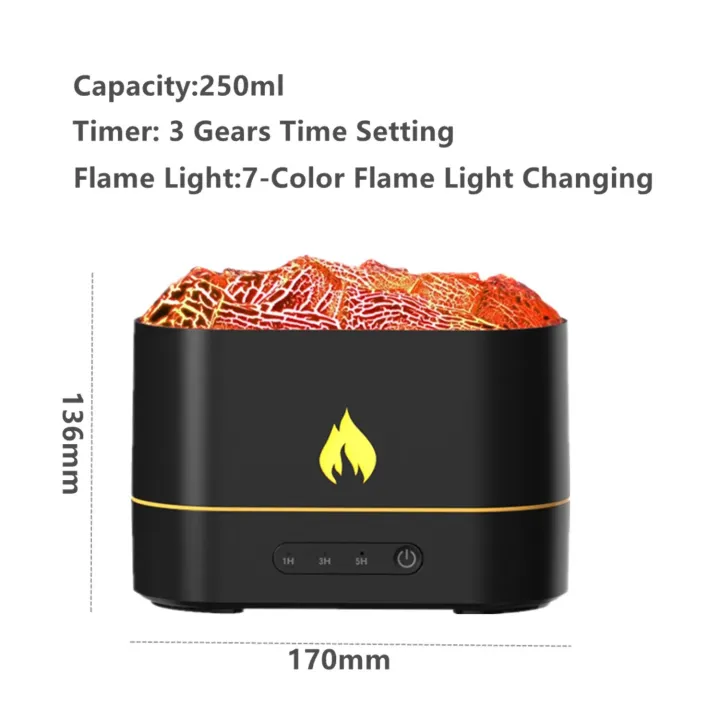 250ml%20Simulated%20Volcano%20Colorful%20Fire%20Flame%20Light%20Timer%20Waterless%20Auto-Off%20Essential%20Oil%20Aroma%20Diffuser%20Humidifiers%20Home%20Yoga%20-%20Image%206