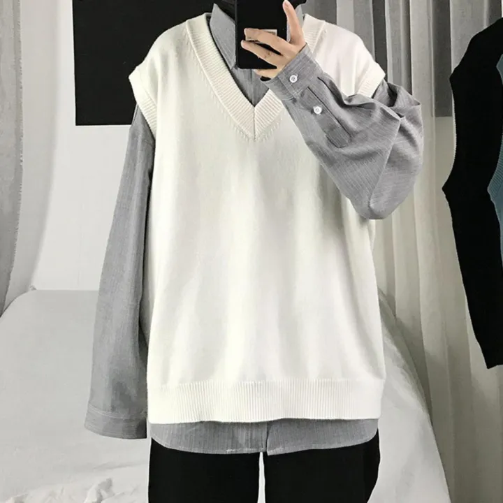 Men%20Sweater%20Vest%20V%20Neck%20Knitted%20Sweater%20Sleeveless%20All%20Match%20Spring%20Sweater%20for%20School%20Male%20Loose%20Korean%20Preppy%20Style%20Streetwear%20-%20Image%207