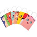 8Pcs Pokemon Birthday Party Decorations Gift Bags Paper Candy Bags Treat Tote Bag for Baby Shower Kids Birthday Party Supplies MuXiaRe. 