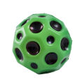 【3C VictoryEagle】Kids Bouncy Ball Useful Hole Ball Soft Bouncy Ball Anti-fall Moon Porous Toy Ergonomic Design.