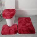 3Pcs Bath Mats Set for Bathroom, with Toilet Cover Bathroom Rug Sets, for under The Sink. 