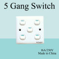 Gang Switch, Multi Socket, Fan Dimmer (Regulator) Full Series All in 1.