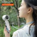 Turbo Fan HandheldRechargeable Fan Portable Mini Hand Fan USB Rechargeable Foldable Hanging Neck Fan 3600mAh USB Mini Portable Small Turbo Fan. 