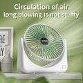 Portable Desktop Electric Fan, Small Electric Fan, Home Office, Outdoor Desk, USB Charging. 