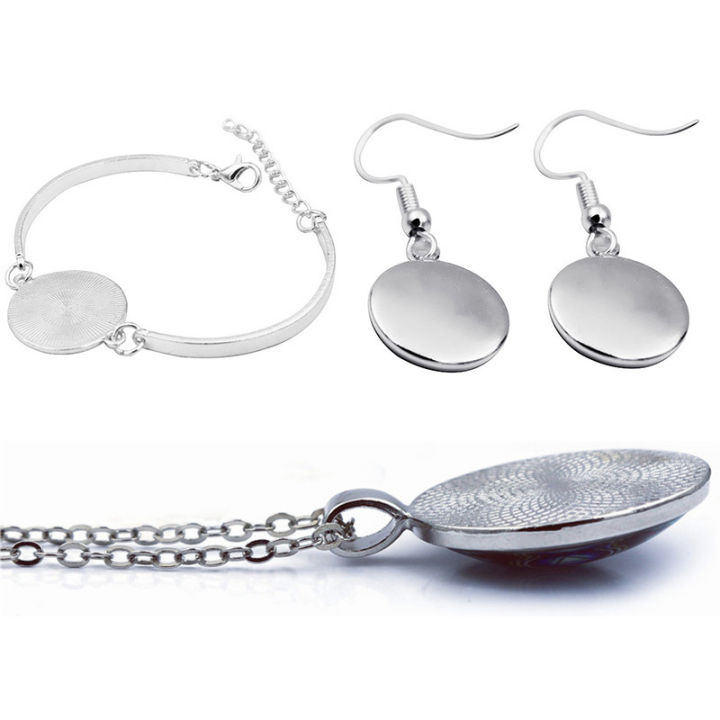 Cross-border%20new%20accessories%20Naruto%20Sharingan%20Time%20Gem%20Necklace%20Bracelet%20Earring%20Set%20Decoration%20-%20Image%205