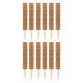 Extended Coir Moss Totem Pole, Coco Coir Poles Coconut Fibre Support Stake, Plant Support Pole 12PCS. 