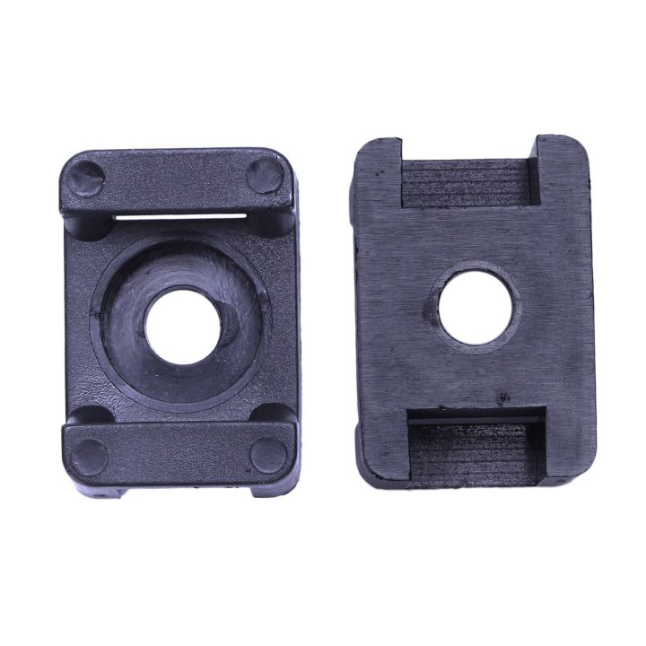 Screw%20Bracket%20Mount%20Saddles%20Bases%20Cable%20Tie%20Bracket%2023mmx16mm%2030%20Units%20Black%20-%20Image%203