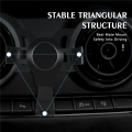 For A3 8V S3 14-19 Cell Phone Holder Mobile Bracket Car Black. 