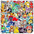50PCS Anime Pokemon Cute Stickers Decals DIY Notebook Laptop Phone Suitcase Bike Graffiti Funny Cartoon Sticker. 