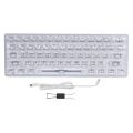 61 Keys Transparent Mechanical Keyboard Clear Keycap Wired Gaming Keyboard 19 Lights Hot Swap Keyboard for Office. 