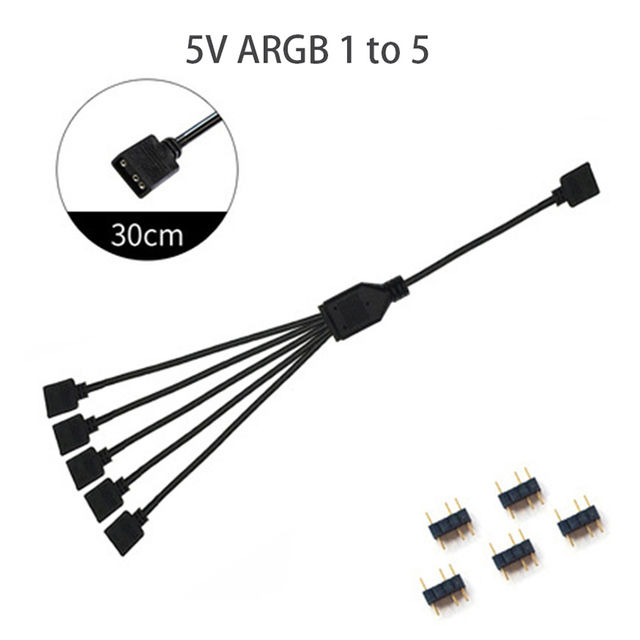 5v/3pin%20Argb%2012v/4pin%20Rgb%20Cable%20Connector%2010%20Hub%20Sata%20Power%20Extension%20For%20Pc%20Fan%20Motherboard%20Aura%20Rgb%20Led%20Tape%20Fan%20Cooler%20-%20Image%204