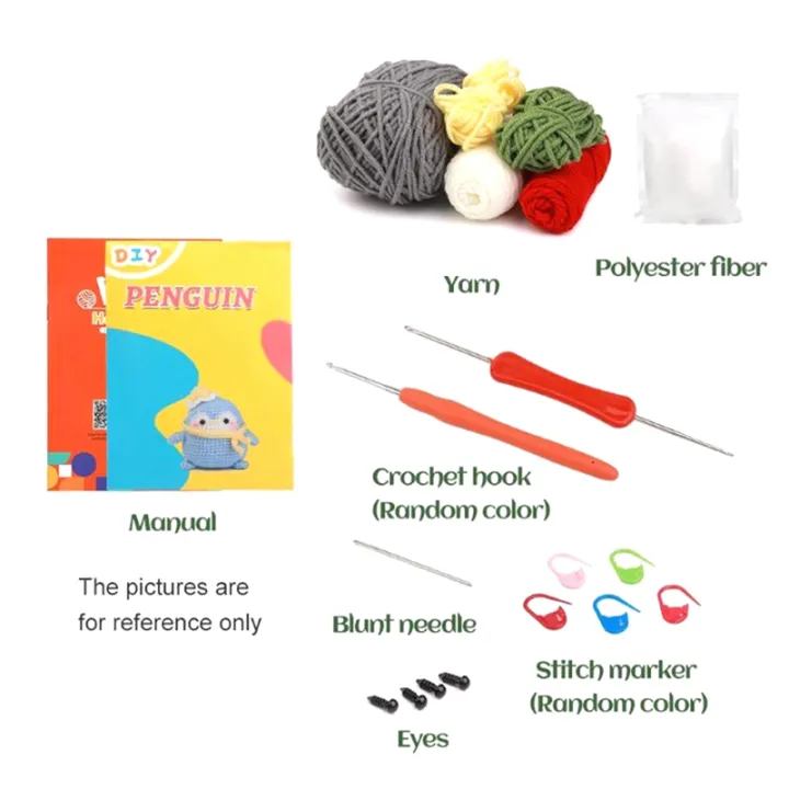DIY%20Penguin%20Crochet%20Kit%20with%20Knitting%20Yarn%20Needles%20Plush%20Doll%20Easy(Purple)%20Easy%20Install%20Easy%20to%20Use%20-%20Image%204