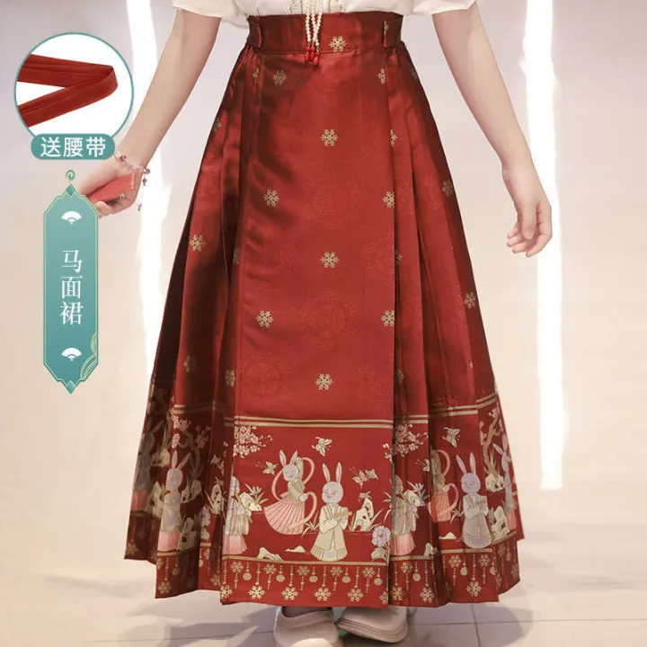 Women's%20Tang%20attire,%20Hanfu,%20girl's%20horse%20face%20suit,%20Chinese%20style%20skirt,%20summer%20ancient%20costume%20performance,%20children's%20formal%20dress%20skirt%20-%20Image%209