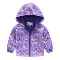 windbreaker for girls Children's jacket Child coat unicorn rainbow spring summer jacket girl baby clothes thin waterproof 2-7T.