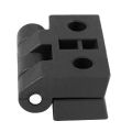 2pcs 63mm x 50mm Cabinet Plastic Hinge Door Hinges Hinge Black. 