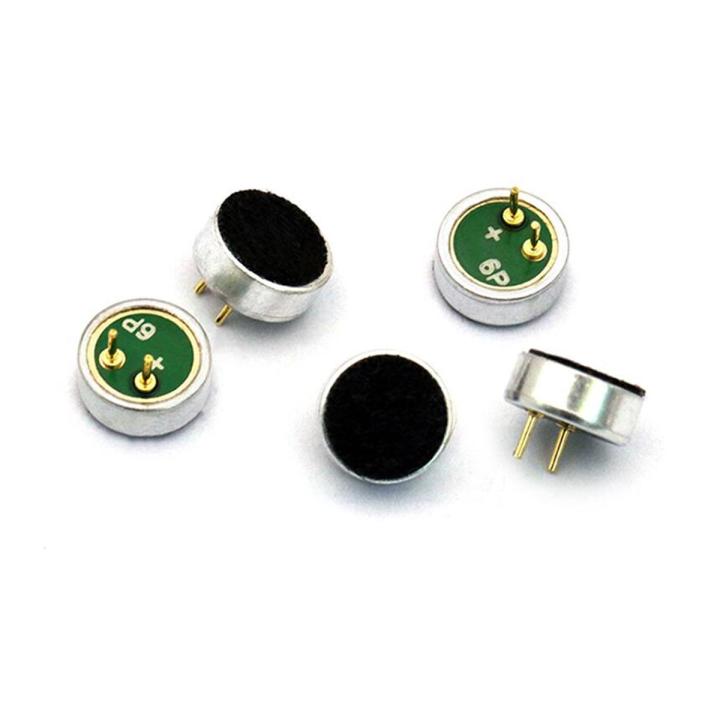 6*2.2mm Microphone Capacitive Electret Microphones Pick Up Sensitivity Electret Condenser 6mmx2.2mm Loudspeaker Mic For Arduino