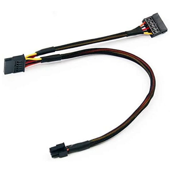 Mini%206Pin%20to%2015Pin%20X2%20SATA%20Power%20Cable%20Cord%20for%20DELL%20Vostro%203650%203653%203655%20Desktop%20Computer%20HDD%20SSD%20Expansion%20Cable%20-%20Image%203